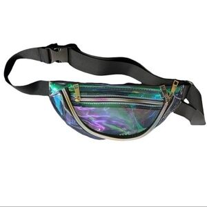 Holographic Fanny Pack‎ Rave Babe